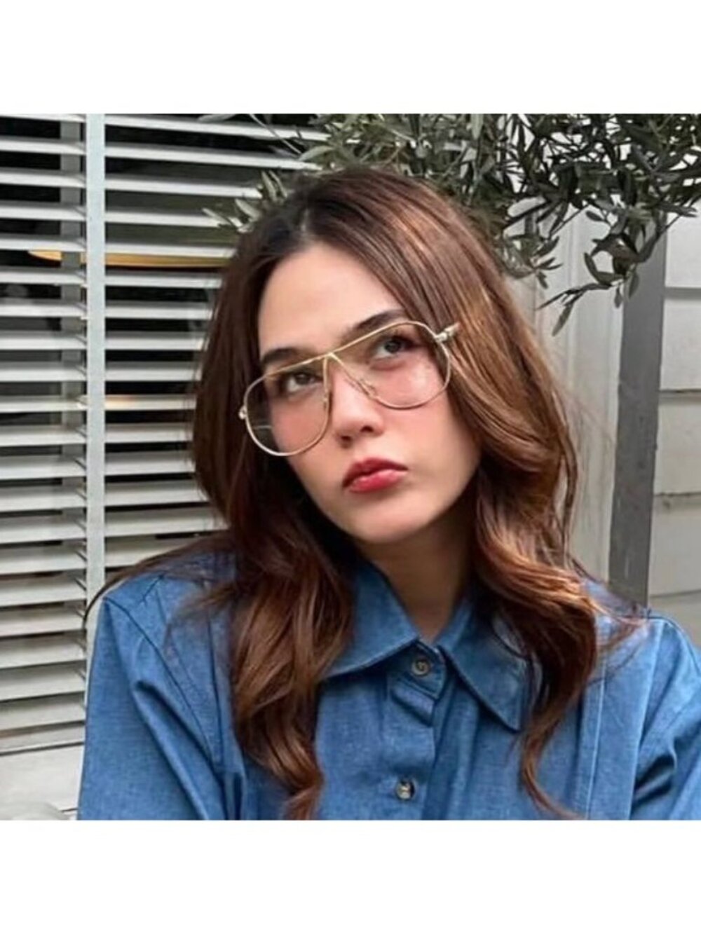 NEW MIU MIU SUNGLASSES MUA56S 5AK08N WOMEN GOLD MU A56S, SMU A56 EYEWEAR